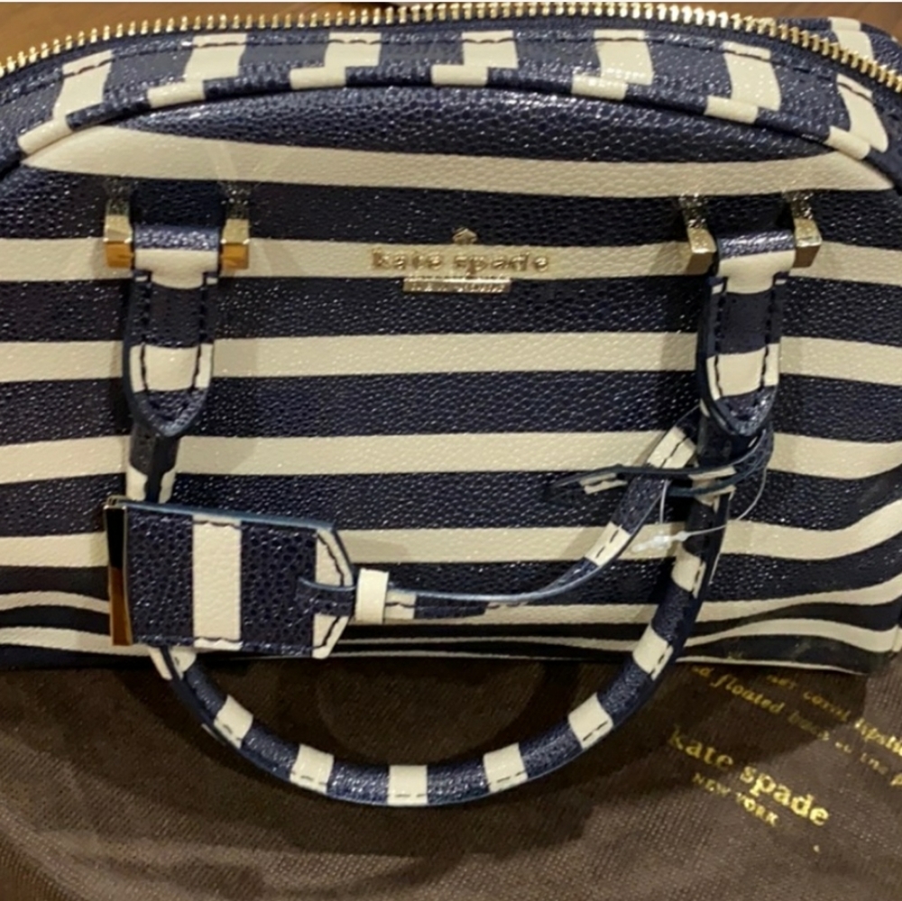Kate Spade blue & White Crossbody bag